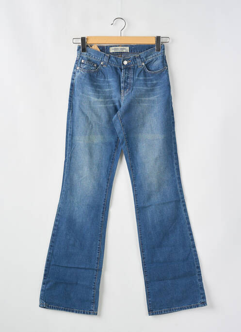 Jean coupe flare stretch taille basse bleu TIFFOSI femme