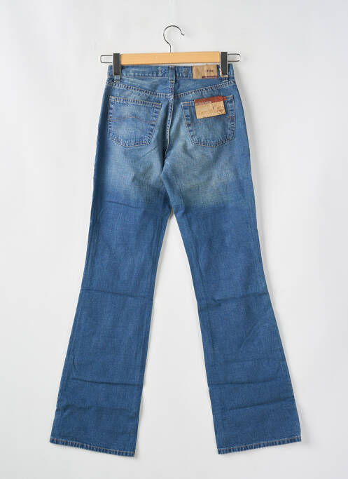 Jean coupe flare stretch taille basse bleu TIFFOSI femme