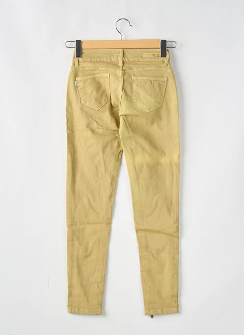 Jeans coupe slim beige TIFFOSI femme