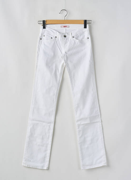Jeans coupe slim blanc TIFFOSI pour femme