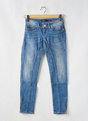 Jeans coupe slim taille basse taille basse bleu TIFFOSI femme