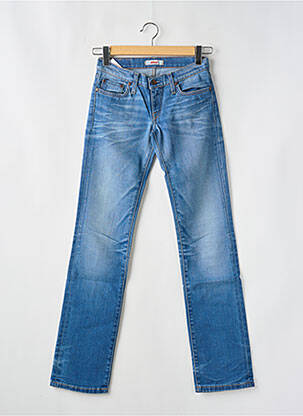 Jeans coupe droite taille basse taille basse bleu TIFFOSI femme