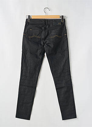 Jeans coupe slim tissage brut taille basse noir TIFFOSI femme