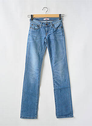 Jeans coupe slim taille basse taille basse bleu TIFFOSI femme
