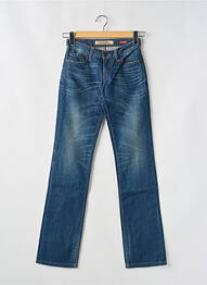 Jeans coupe droite taille basse taille basse bleu TIFFOSI femme