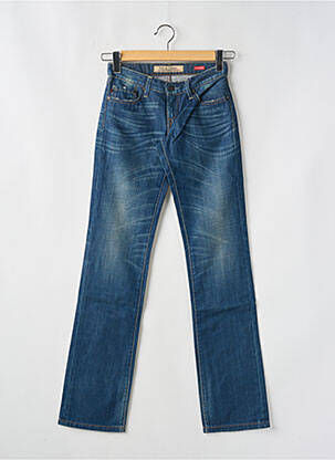 Jeans coupe droite taille basse taille basse bleu TIFFOSI femme