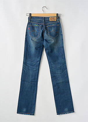 Jeans coupe droite stretch taille basse bleu TIFFOSI femme