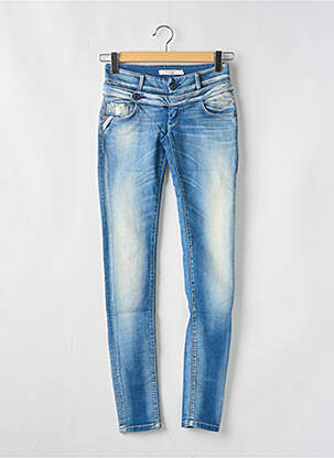 Jeans skinny stretch taille basse bleu TIFFOSI femme