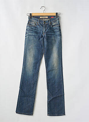 Jeans coupe droite stretch taille basse bleu TIFFOSI femme