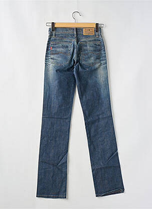 Jeans coupe droite stretch taille basse bleu TIFFOSI femme