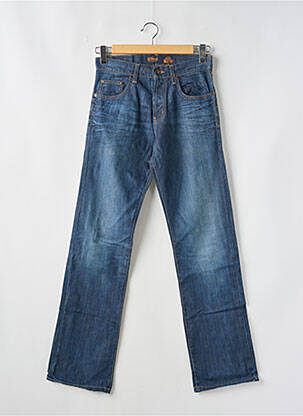 Jeans coupe droite stretch taille normale bleu TIFFOSI femme