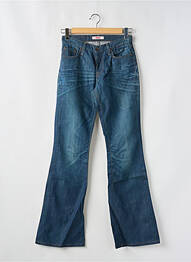 Jean coupe flare stretch taille normale bleu TIFFOSI femme