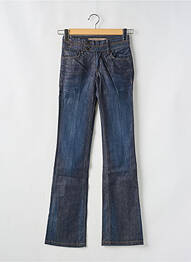 Jeans bootcut tissage brut taille basse bleu TIFFOSI femme