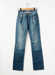 Jeans coupe droite poches bleu TIFFOSI femme