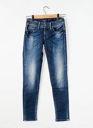Jeans skinny stretch taille basse bleu TIFFOSI femme