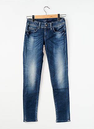 Jeans skinny stretch taille basse bleu TIFFOSI femme