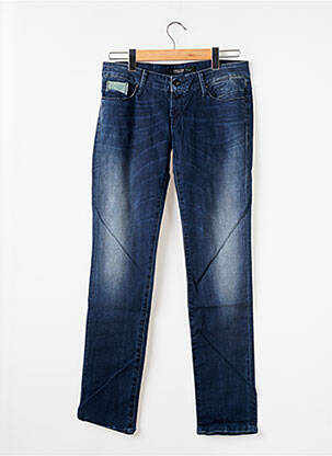 Jeans coupe slim taille basse taille basse bleu TIFFOSI femme