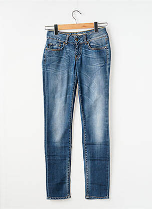 Jeans coupe slim taille basse taille basse bleu TIFFOSI femme