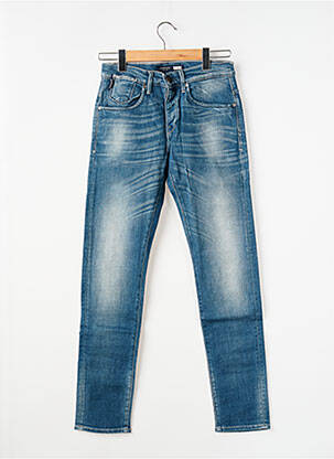 Jeans coupe slim fermeture boutonnée sur le devant taille normale bleu TIFFOSI homme