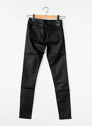 Jegging tissage enduit taille haute noir TIFFOSI femme