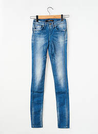 Jegging délavé taille basse bleu TIFFOSI femme