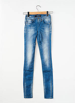 Jegging tissage denim taille basse bleu TIFFOSI femme