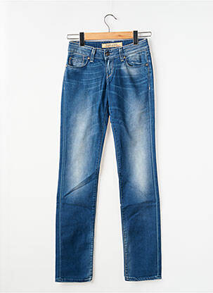 Jeans coupe slim taille basse taille basse bleu TIFFOSI femme