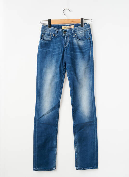 Jeans coupe slim stretch taille basse bleu TIFFOSI femme