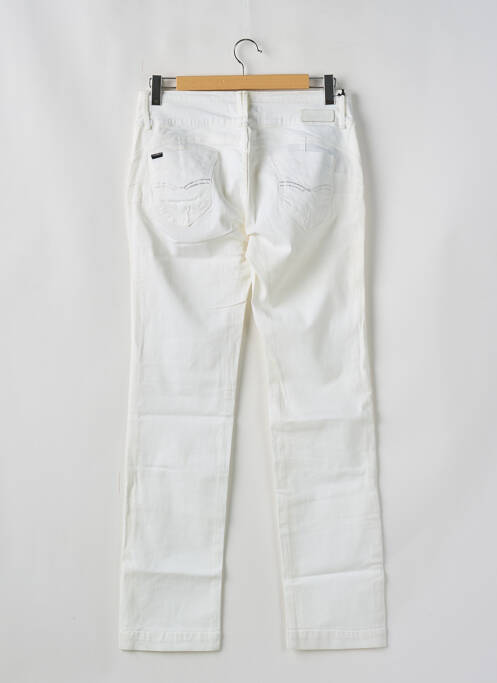 Jeans coupe droite blanc TIFFOSI pour femme