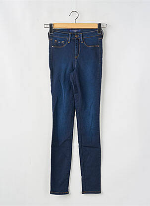 Jeans skinny tissage brut taille normale bleu TIFFOSI femme