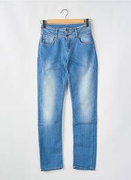 Jeans coupe slim stretch taille haute bleu TIFFOSI femme