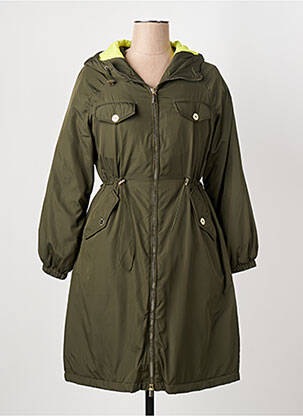 Doudoune poches a capuche vert LOLA CASADEMUNT femme