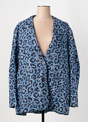 Blazer poches bleu PLEASE femme