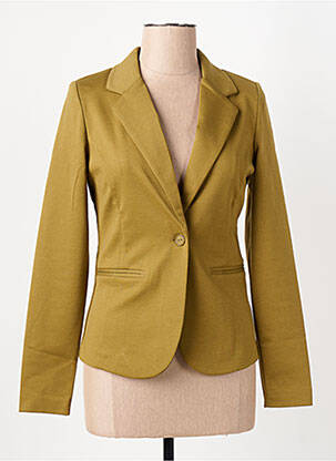 Blazer poches vert ICHI femme