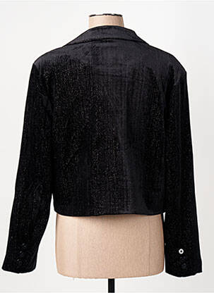 Blazer poignets boutonnés noir ICHI femme