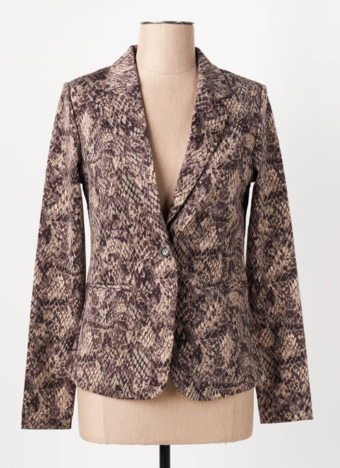 Blazer marron ICHI pour femme