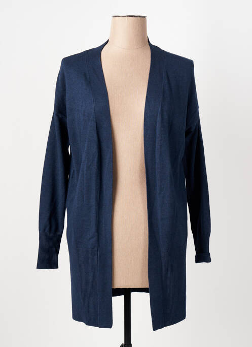 Gilet manches longues bleu SOYACONCEPT pour femme