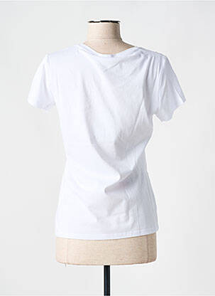T-shirt coupe droite manches courtes blanc LIU JO femme