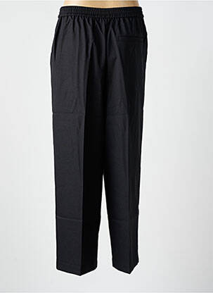 Pantalon large tissage crêpe taille normale noir ICHI femme