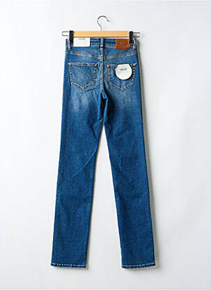Jeans coupe droite taille haute taille haute bleu LIU JO femme
