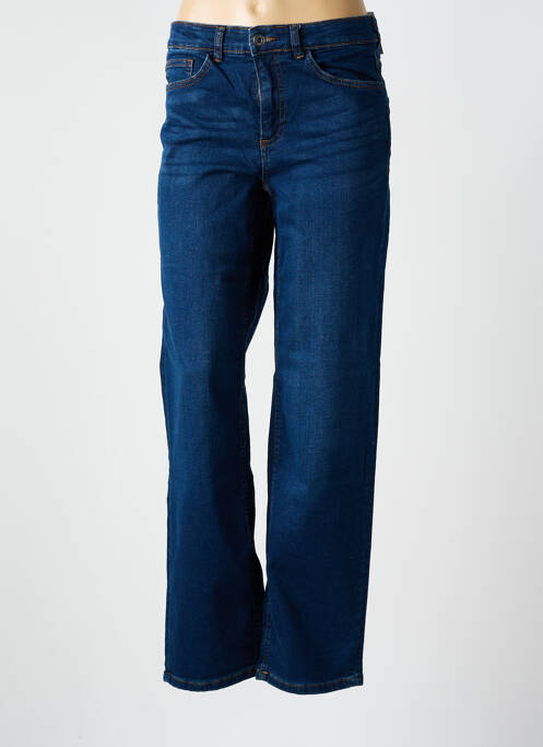 Jeans coupe droite bleu ICHI pour femme