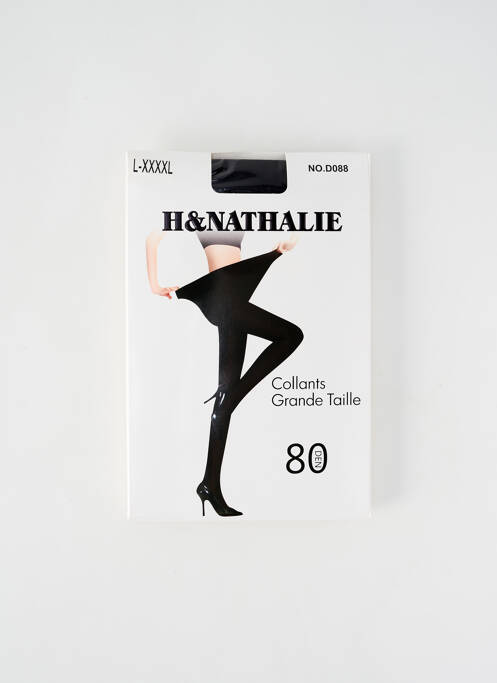 Collants noir H.NATHALIE pour femme