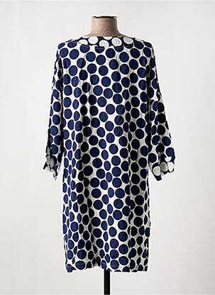 Tunique manches longues col v bleu RINGELLA femme