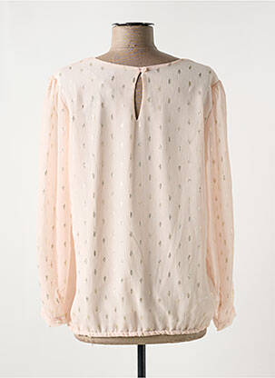 Blouse imprimé fantaisie manches longues rose NIKI PARIS femme