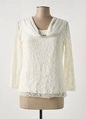 Blouse blanc PARISIENNES pour femme seconde vue