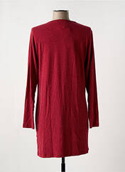 Pull tunique rouge GRIFFON pour femme seconde vue