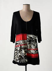 Tunique manches longues noir KAKIE pour femme seconde vue