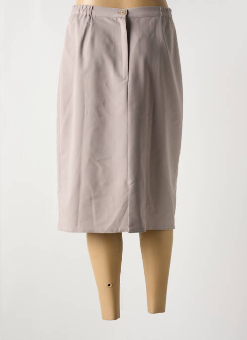 Jupe mi-longue gris NIKI PARIS pour femme