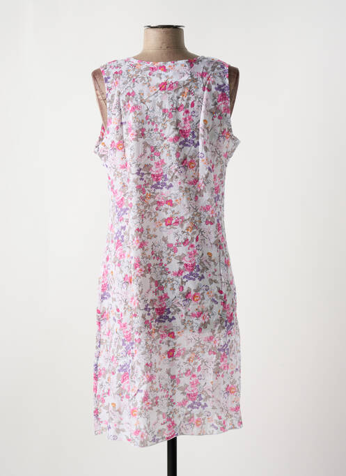 Robe mi-longue blanc LA PLUS BELLE pour femme