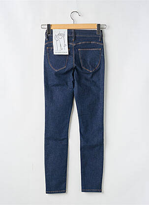 Jeans coupe slim tissage brut taille normale bleu ORAIJE femme